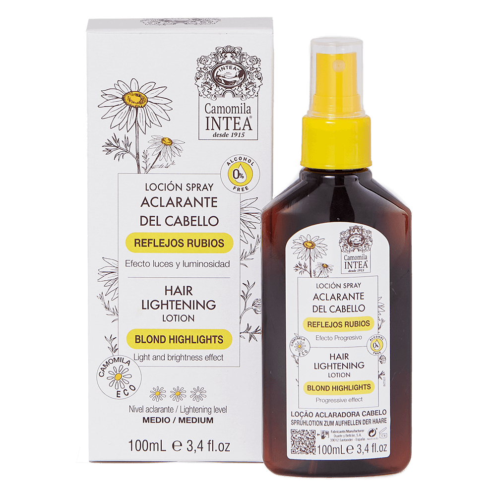 Premium Camomila Intea® BLOND HIGHLIGHTS Alcohol Free Hair Lightening Spray with Ecologic Natural Camomile Extract