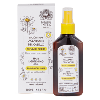 Premium Camomila Intea® BLOND HIGHLIGHTS Alcohol Free Hair Lightening Spray with Ecologic Natural Camomile Extract